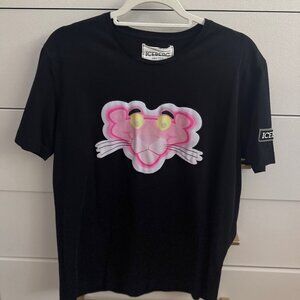 VINTAGE - Iceberg - Men's Pink Panther & Sylvester the Cat Stripe Tees - Size XL